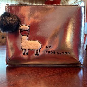 Metallic No Prob-Llama Clutch
